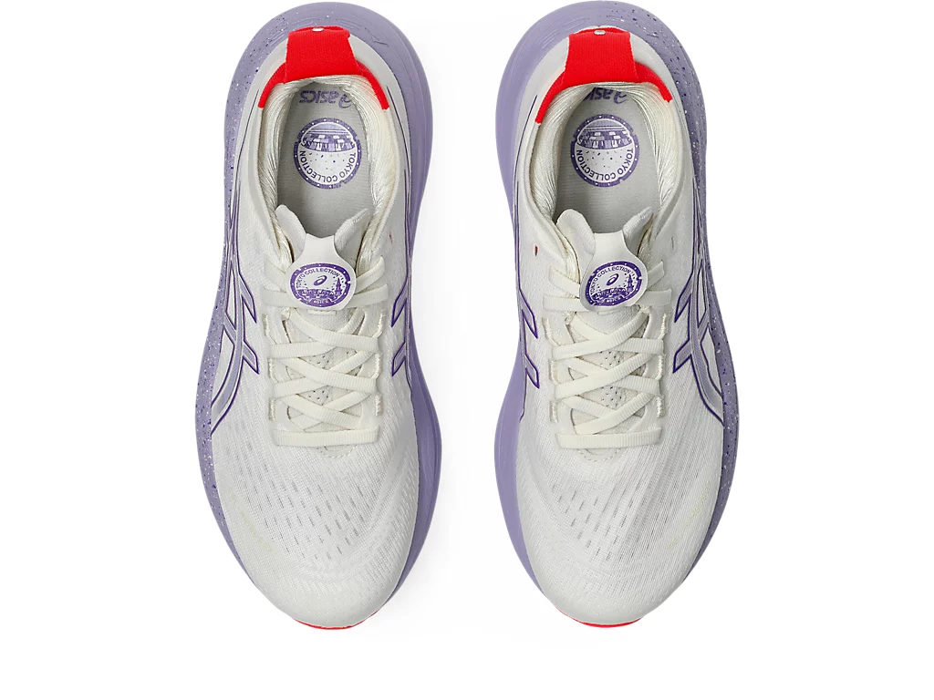 ASICS W. NIMBUS 27 TOKYO CREAM/EDO PURPLE