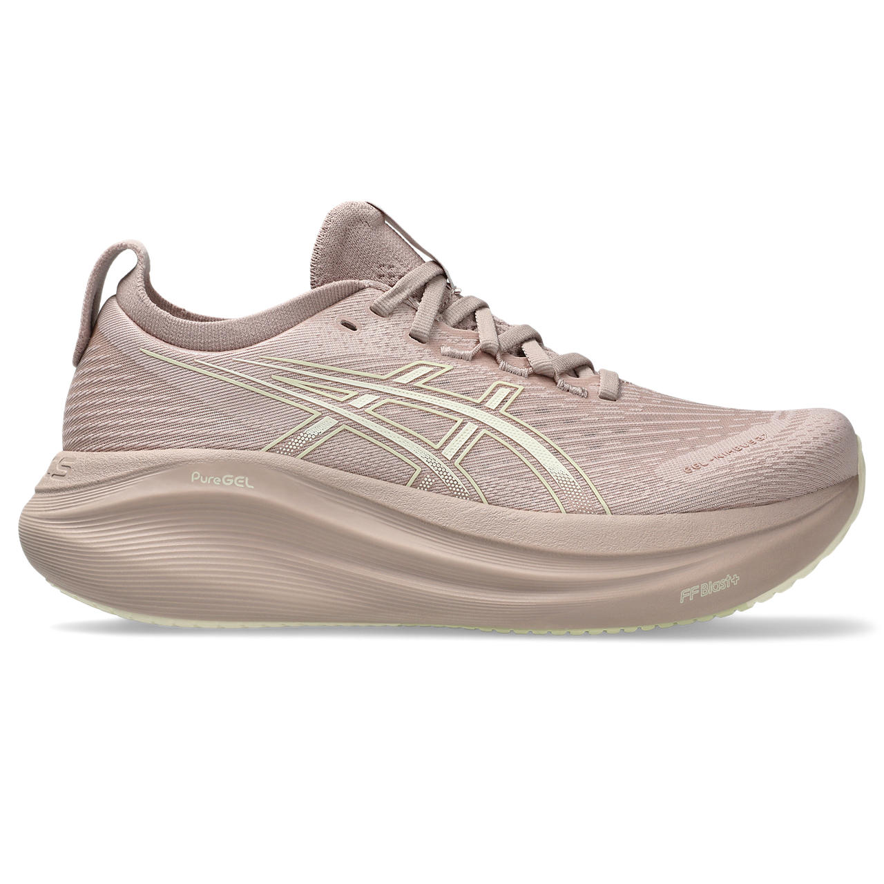 ASICS ランニングシューズ ベージュ 27,5cm ASICS W. GEL NIMBUS 27 FAWN/BIRCH