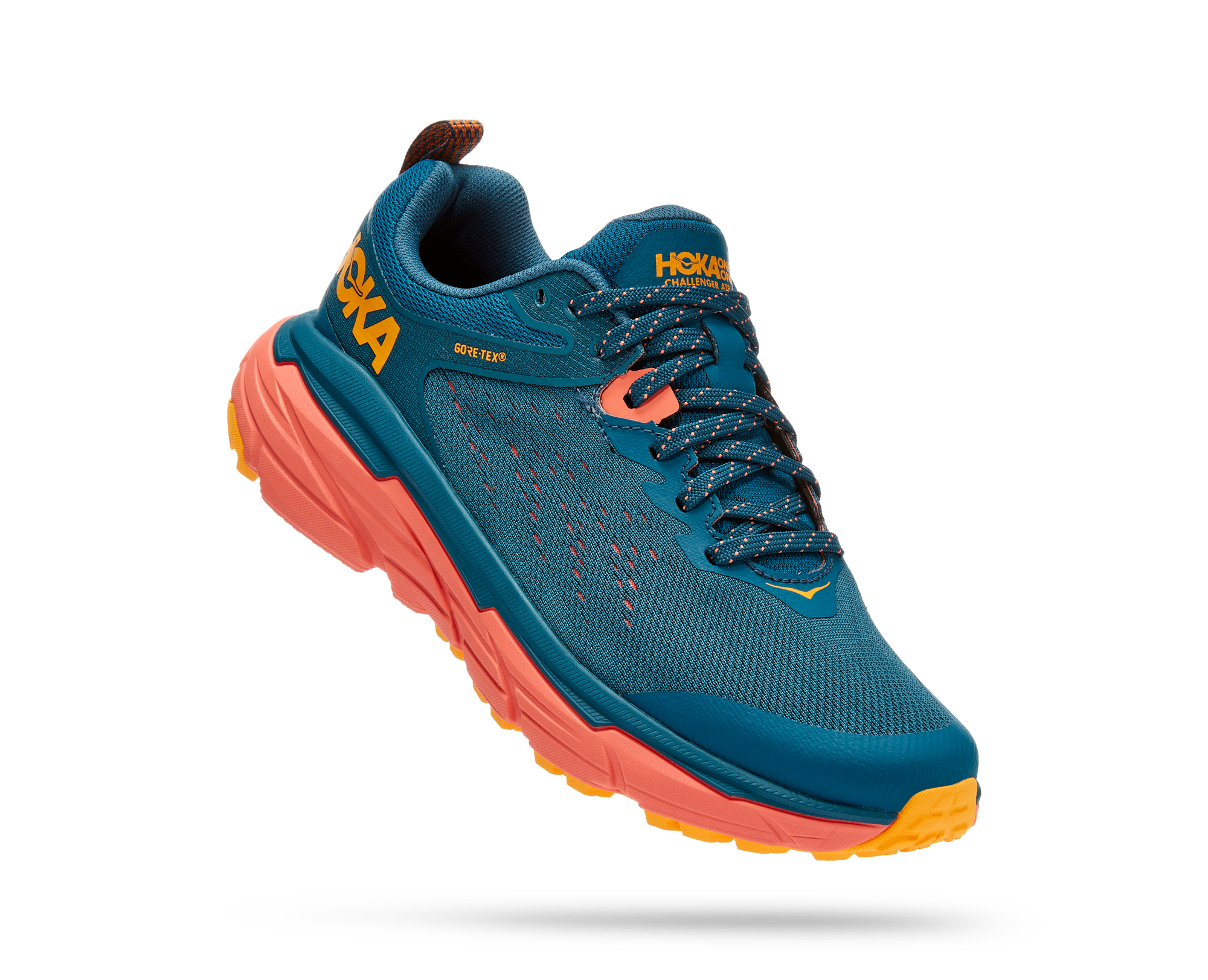 HOKA W. CHLNGR ATR 6 GTX BLUE CORAL/CAMELLIA