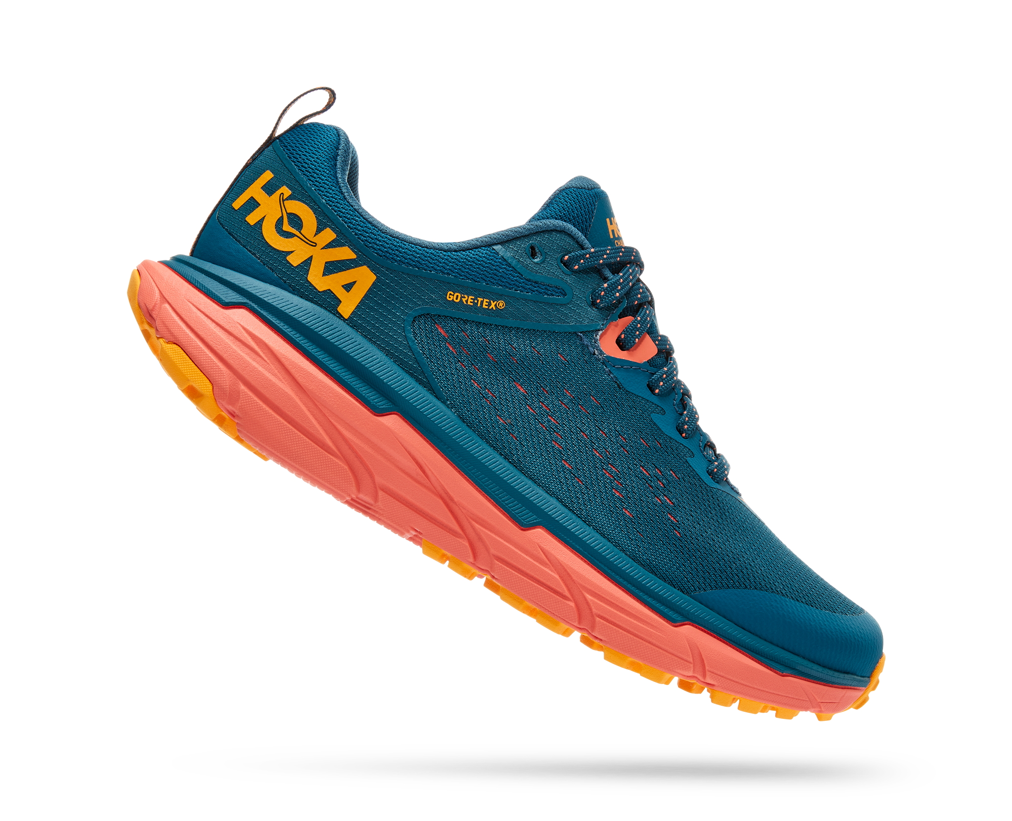 HOKA W. CHLNGR ATR 6 GTX BLUE CORAL/CAMELLIA