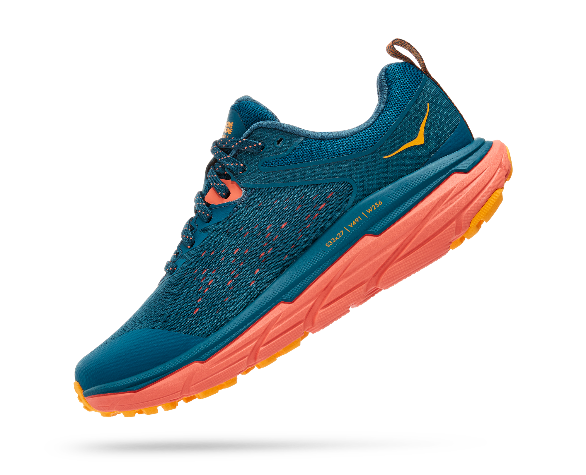 HOKA W. CHLNGR ATR 6 GTX BLUE CORAL/CAMELLIA