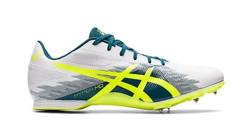 ASICS HYPER MD 7 WHITE/SAFETY YELLOW