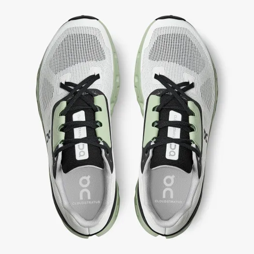 ON RUNNING W. CLOUDSTRATUS 2 WHITE/BLACK
